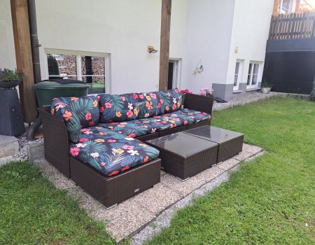 ferienwohnung pitztal larcher st leonhard garten